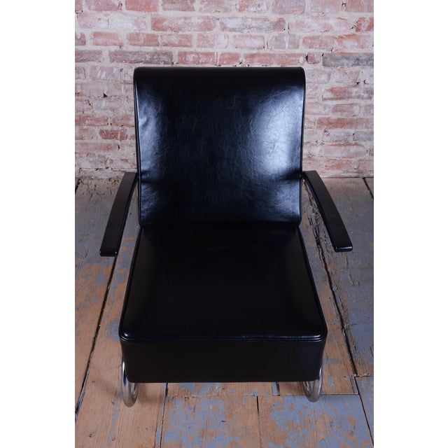 Art Deco Lounge Chair by W.H. Gispen for Mücke-Melder, Czech Republic, 1930s For Sale - Image 11 of 13