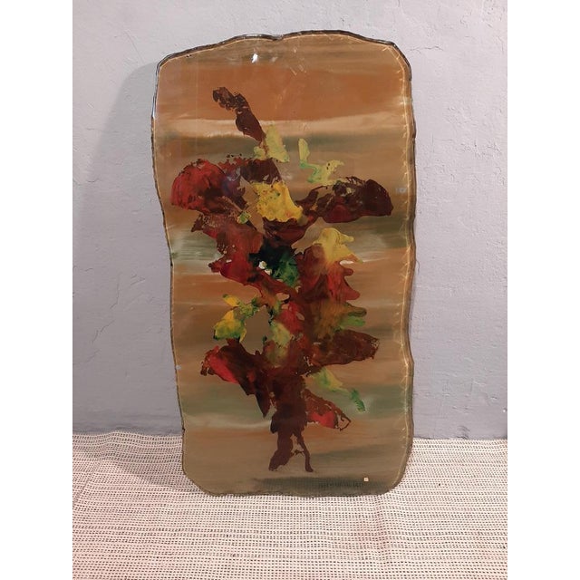Decorative Plaque with Flowers by Duilio Barnabe for Fontana Arte, 1950s For Sale - Image 6 of 15