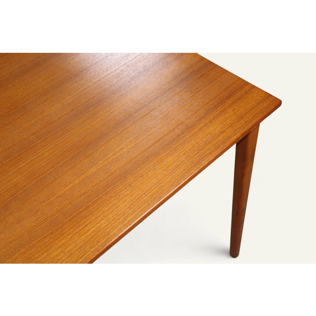 Extendable Rectangular Teak Dining Table, 1960s For Sale - Image 18 of 18