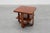Wood Art Deco Walnut Veneer Side Table with Shelf, Belgium, 1920s For Sale - Image 7 of 14