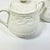 Ceramic 1989 Vintage English Americana Wedgwood for Ralph Lauren Le Blanc Claire Creamer & Covered Sugar For Sale - Image 7 of 9