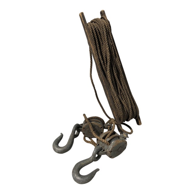 Early 20th Century Antique Block and Tackle Chairish
