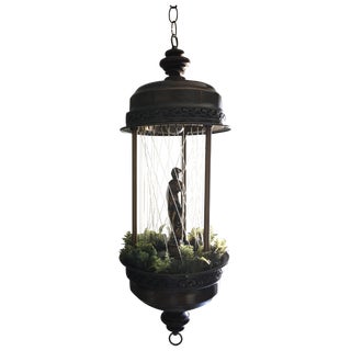 Vintage Goddess Motion Rain Oil Lamp For Sale