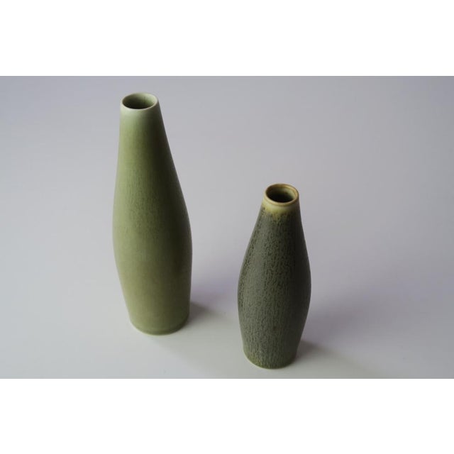 Blue Vases by Per Linnemann Schmidt for Palshus, 1960s, Set of 2 For Sale - Image 8 of 17