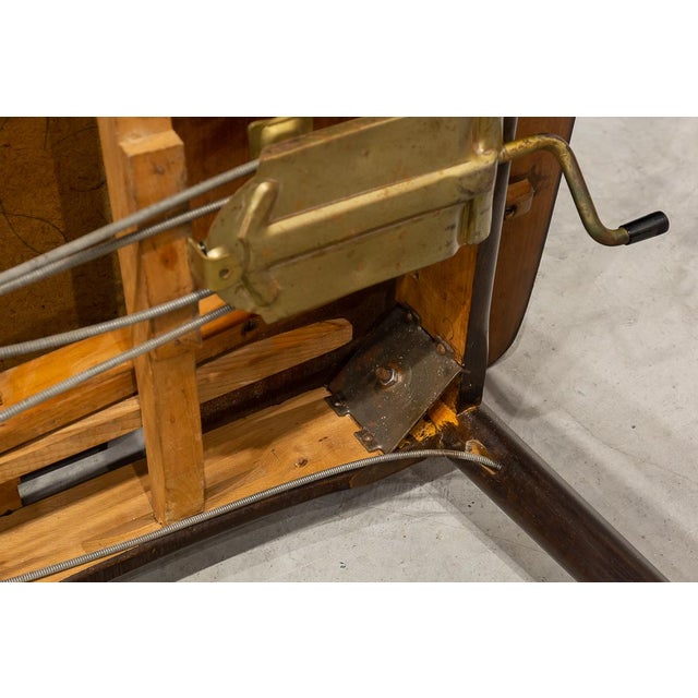 Black Coffee or Dining Table with Adjustable Height, 1960s For Sale - Image 8 of 11