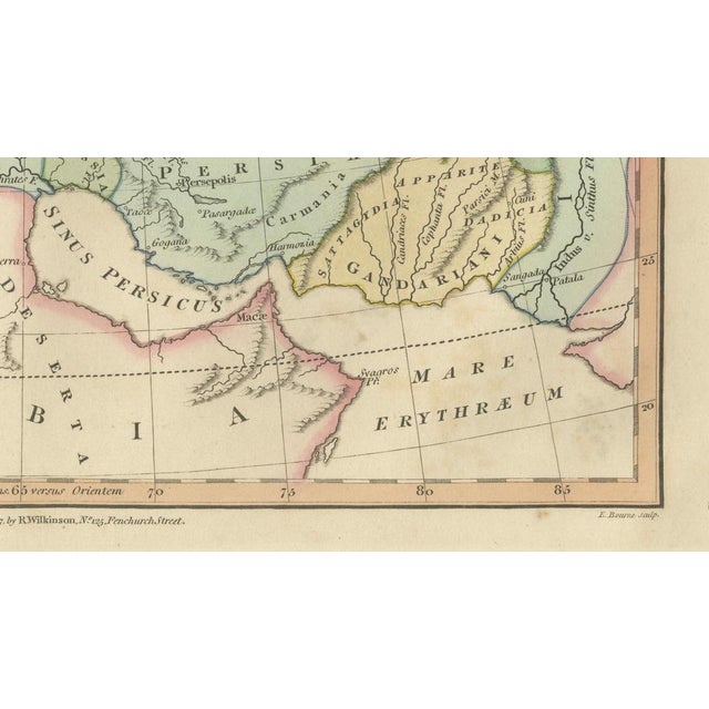 Early 19th Century Antique Map of the Ancient Middle Eastern Empire, 1817 For Sale - Image 5 of 10
