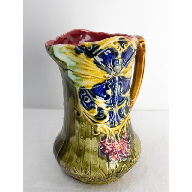 Antique Art Nouveau Pitcher, 1890s For Sale - Image 6 of 9