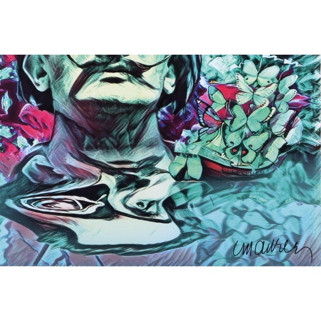 Salvador Dali 2 Sid Maurer American (1926) Giclee print on canvas Image Size: 15 x 20 inches Size: 20 x 24 in. (50.8 x...