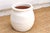 Rounded Paros White Mediterranean Terracotta Pot For Sale - Image 4 of 6