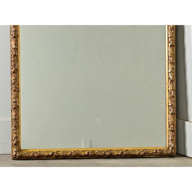 French French 19th Century Gilt Mirror of Acorns and Oak Leaves For Sale - Image 3 of 11
