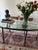 Labarge Vintage Brass and Glass Hoof Footed Coffee Table Attributed to LaBarge For Sale - Image 4 of 12