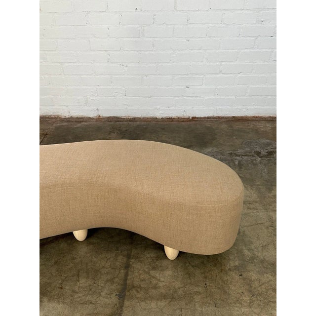 Handcrafted Squiggle Ottoman For Sale - Image 12 of 13