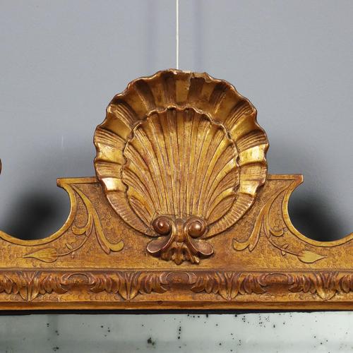 Italian Mirror in Carved and Gilded Wood For Sale - Image 4 of 13