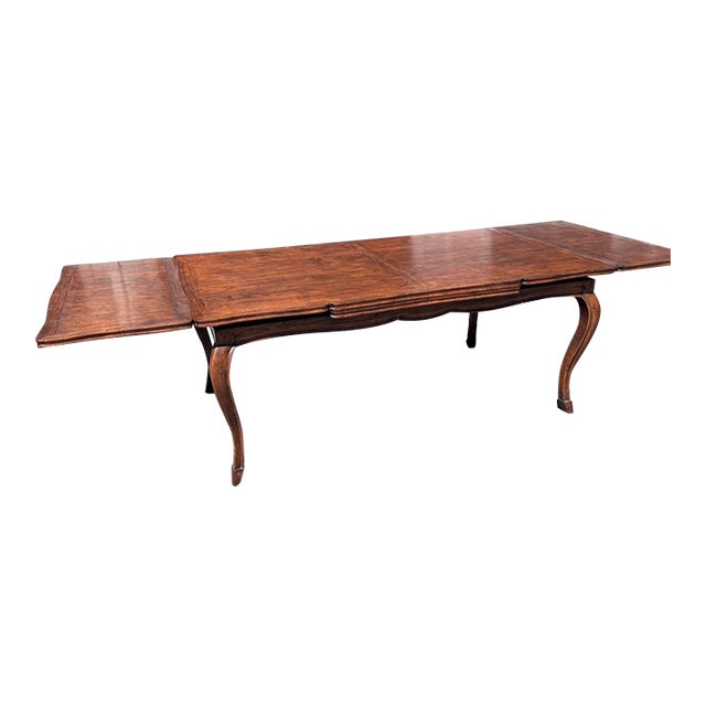 Vintage Guy Chaddock French Style Alder Extension Dining Table With