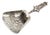 Silver Sugar Shovel with Cutouts and Reliefs For Sale