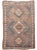1910-20's Antique Caucasian Rug With Ram Horn Outlined Diamond Rug 4 4 X 6 4 For Sale - Image 13 of 13