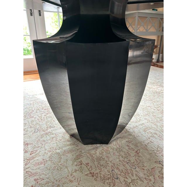 Oly Studio Sculptural Modern Tessellated Bone and Ebonized Wood Center Table by Oly For Sale - Image 4 of 10