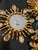 Gold Leaf Sunburst Ornaments, S/4 For Sale - Image 4 of 5