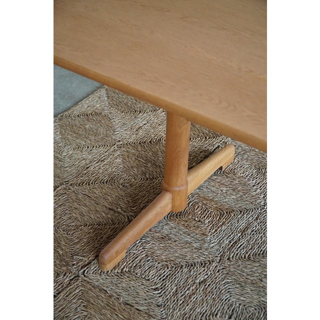 Mid-Century Modern Dining Room Table in Oak & Teak by Ditte & Adrian Heath, 1960s For Sale - Image 10 of 15