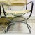 Set of Mid-Century Chrome and Cream Dining Chairs, 1970s, in Very Good conditions. Designed 1970 to 1979