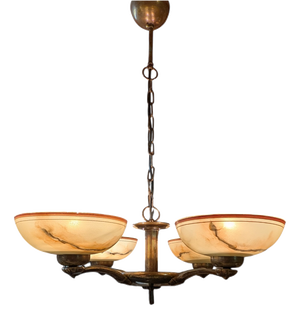 Model 1202 Chandelier by Paavo Tynell, 1940s