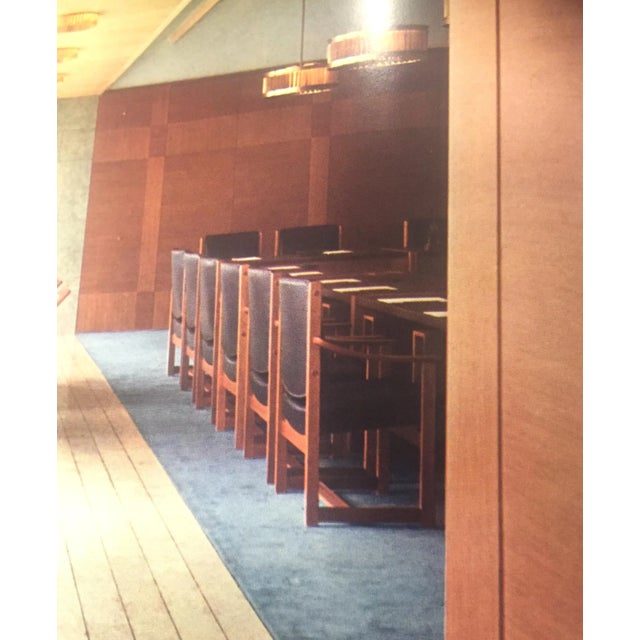 Black Set of Armchairs by Sven Kai Larsen for Nordiska Kompaniet, 1960s For Sale - Image 8 of 9