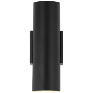 AERIN for Visual Comfort Signature Nella Small Cylinder Sconce in Matte Black