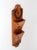 A vintage Western wall organizer handcrafted from wood and accented with an iron horseshoe. Hand-burned designs of...