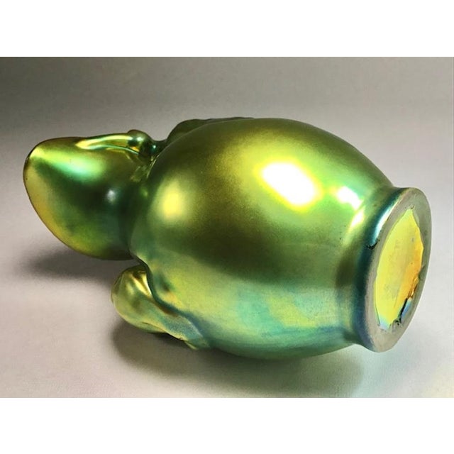 Antique Glazed Vase by Zsolnay, 1890s For Sale - Image 9 of 11