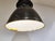 Large Industrial Enamel Lamp, 1950s For Sale - Image 9 of 13