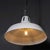 Domed Simplex Enamelled Pendant Lamp, 1960s For Sale - Image 6 of 10