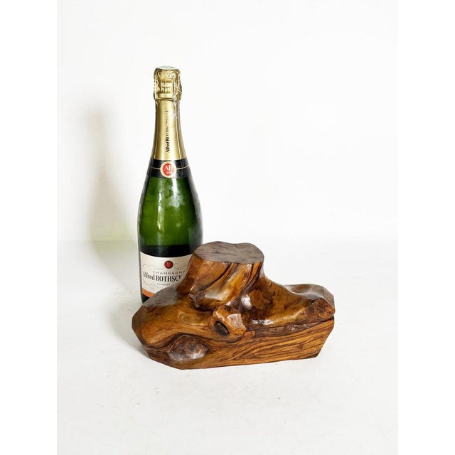 Vintage French Olive Wood Box, 1960 For Sale - Image 4 of 13