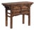 Antique Elm Console Table with Iron Hardware from Amaru For Sale