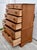 Vintage Ethan Allen Heirloom Nutmeg Maple 7 Drawer Chest on Chest Tall Dresser For Sale - Image 16 of 17