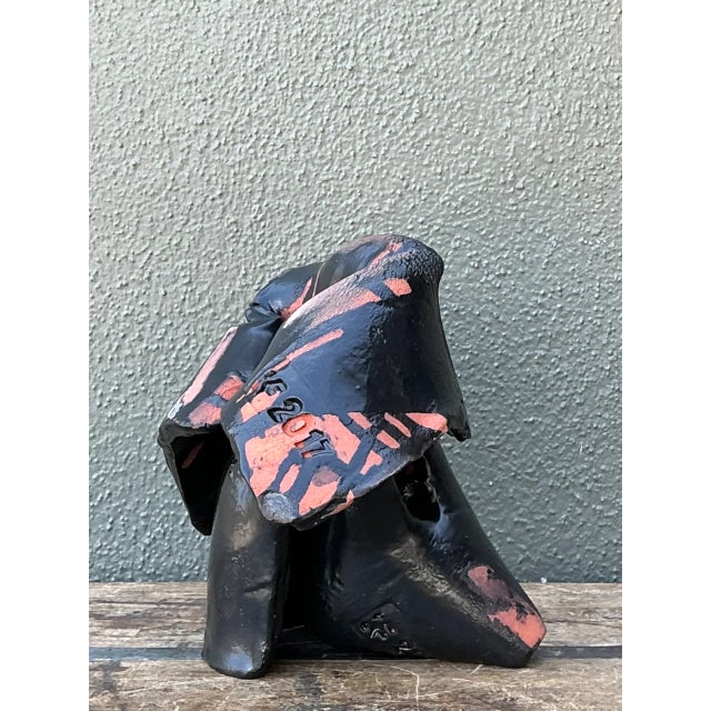 Late 20th Century Vintage Ceramic Abstract Sculpture For Sale - Image 5 of 12
