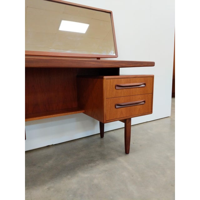 Mid-Century Modern Vintage Mid Century Modern Teak Dressing Table / Desk by G Plan For Sale - Image 3 of 8