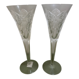 Waterford Crystal Happiness Toasting Flutes- Set of 2