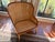 Garsnas "Dandy" lounge chair designed by Pierre Sindre (designed 2017), made in Sweden by Gärsnäs. Cane backrest edged in...