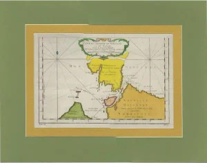 Antique Map of the Strait between Nova Zembla and the Mainland of Russia, 1764