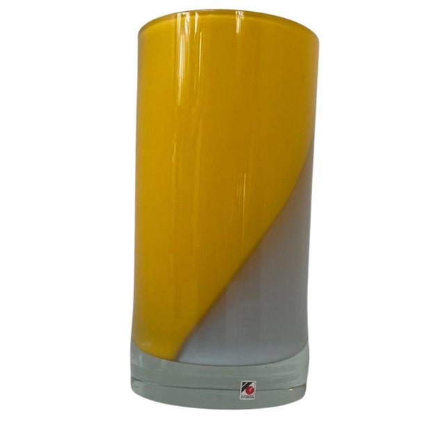 Boho Chic Glass Vase by Jaroslav Svoboda for Škrdlovice Glass Works, Czech Republic For Sale - Image 3 of 10