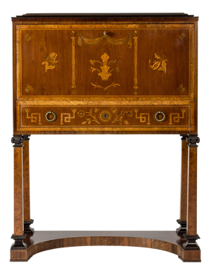 Swedish Grace Fall-Front Desk by Axel Einar Hjorth, 1925