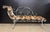 Decorative French Iron Garden Seat, dating to mid century and in very characterful original paint and rust condition....