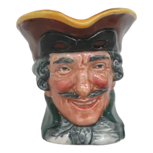 Royal Doulton English Porcelain Dick Turpin Pistol Small Character Mug