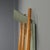 Metal Coat Rack with Brass Details, 1960s For Sale - Image 7 of 10