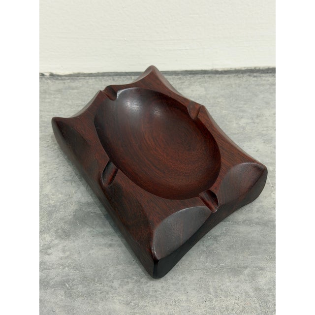 Brazilian Modern Jacaranda Wood Ashtray or Catchall, 1980s For Sale - Image 11 of 12