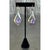 Mid 20th Century Vintage Sterling Silver Amethyst Drop Earrings For Sale - Image 5 of 12