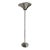 Streamline Aluminum Floor Lamp W/ Buttress Braced Saucer Shape For Sale