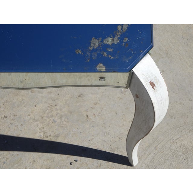 Wooden Coffee Table and Mirror, 1950s For Sale - Image 6 of 18