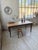 Farmhouse Walnut Table with Spindle Legs, 1950 For Sale - Image 6 of 18