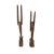 Early 20th Century Early 20th Century Bamana Chi Wara Antelope Headcrest Pair Mali For Sale - Image 5 of 7